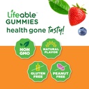 Lifeable Turmeric Curcumin + Calcium with Vitamin D, Gummies Bundle - Great Tasting, Vitamin Supplement, Gluten Free, GMO Free, Chewable Gummy 5