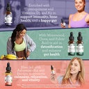 GuruNanda Total Wellness Boost with Liquid Ashwagandha, Black Seed Oil & GutCleanse - Helps with Immunity and Mind Care 4