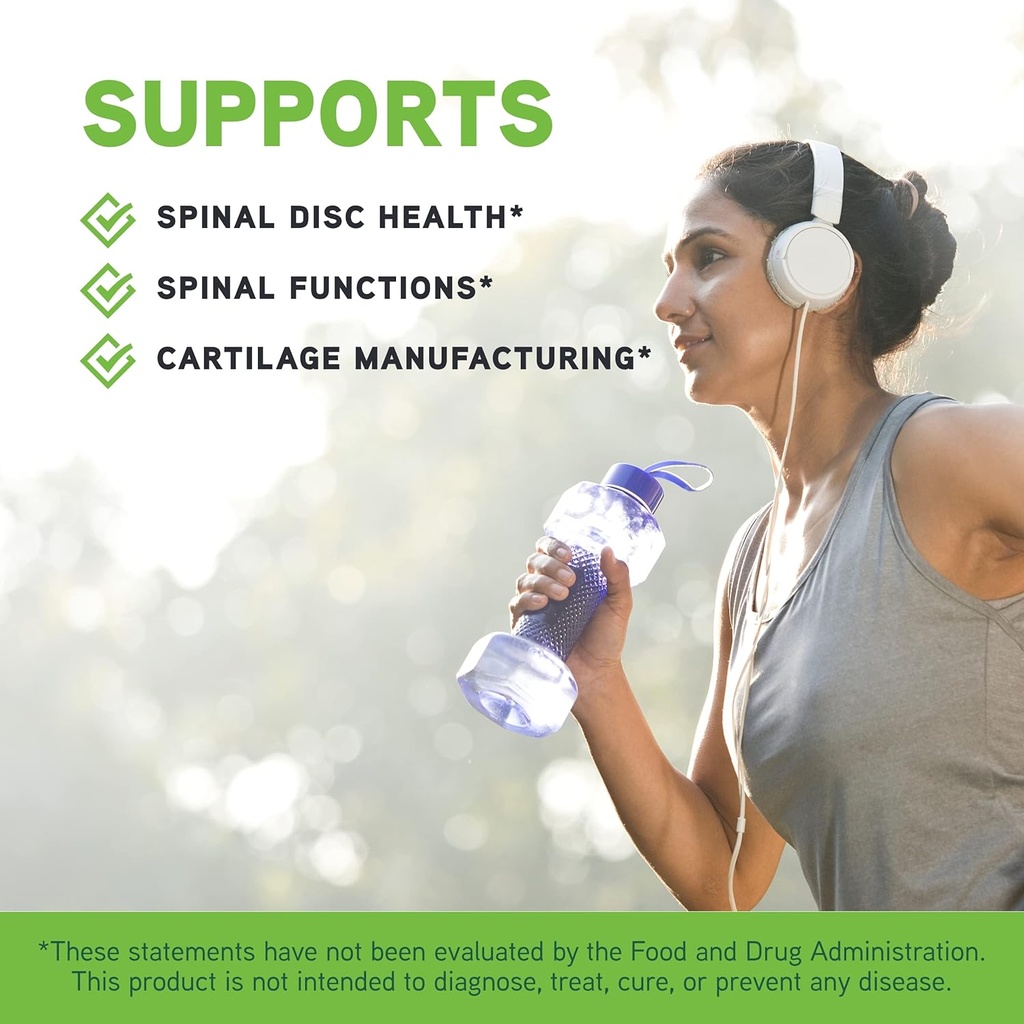 DAVINCI Labs Disc Discovery - Support Spinal Health & Back Function - with Vitamin C, Vitamin D3, Bovine Tracheal Cartilage, Apple Pectin & Horsetail Powder - Gluten-Free - 180 Capsules 5