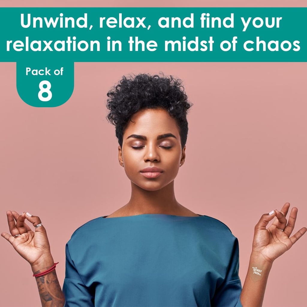 The Friendly Patch - Relax & Let Go with Ashwagandha, Gaba & Gotu Kola - Formerly known as Zen Patches 8 pack 6