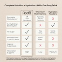 Root'd Multivitamin Powder for Women - 25 Vitamins & Minerals with 3X Electrolytes, 9 Organic Superfoods, Probiotics & Enzymes, Sugar-Free Multivitamin & Hydration | 24 Vitamin Drink Mix Packets 6