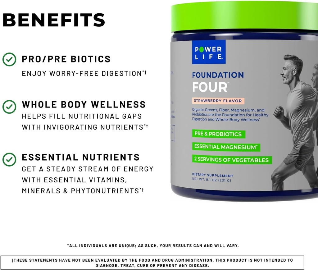POWERLIFE Foundation Digest Advanced Plant Enzyme Blend to Promote Optimal Digestion and Nutrient Absorption, 60 Count 4