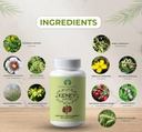 Kidney Support Herbal Supplement - Supports Healthy Kidney Function, Vegan, Gluten-Free, GMP Certified - Each Caplet of 1000 MG 5