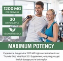 1200 MG Thunder God Vine Root Extract 20:1 Supplement, Tripterygium Wilfordii Herbal Supplement, Vegan Formula with Lei Gong Teng Extract, 60 Capsules 5