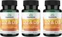 Swanson Vitamin D Complex with Vitamins D2 & D3 - Complete Sunshine Vitamin Complex for Bone, Dental & Immune Health - Vitamin Supplement (50 mcg, 60 Veggie Capsules) (2 Pack) 6