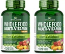 Wholesome Wellness Wholefood Multivitamins for Men + for Women Bundle 2