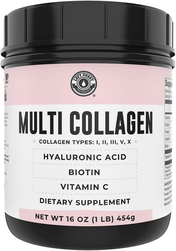 Left Coast Performance Vanilla Bone Broth and Multi Collagen Powder for Joint, Hair, Skin, and Nails Support 4