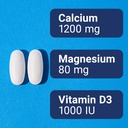 U.S. Doctors' Clinical 1200mg Calcium Citrate & Carbonate Complex with Magnesium & Vitamin D3 - Calcium Supplement for Bone Strength, Muscles & Nerves - Vegan, Non-GMO - 60 Tablets - 1-Month Supply 4