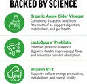 Force Factor ProbioSlim Apple Cider Vinegar Gummies with Organic LactoSpore Probiotics and Prebiotics to Support Digestion, Metabolism, and Immune Health, 60 Gummies 4