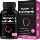 NutraChamps Women's Daily Multivitamin Supplement - Vegan Capsules with Biotin, Vitamins A B C D E K, Calcium, Zinc, Lutein, Magnesium - Premium Multimineral Multivitamin for Women 2