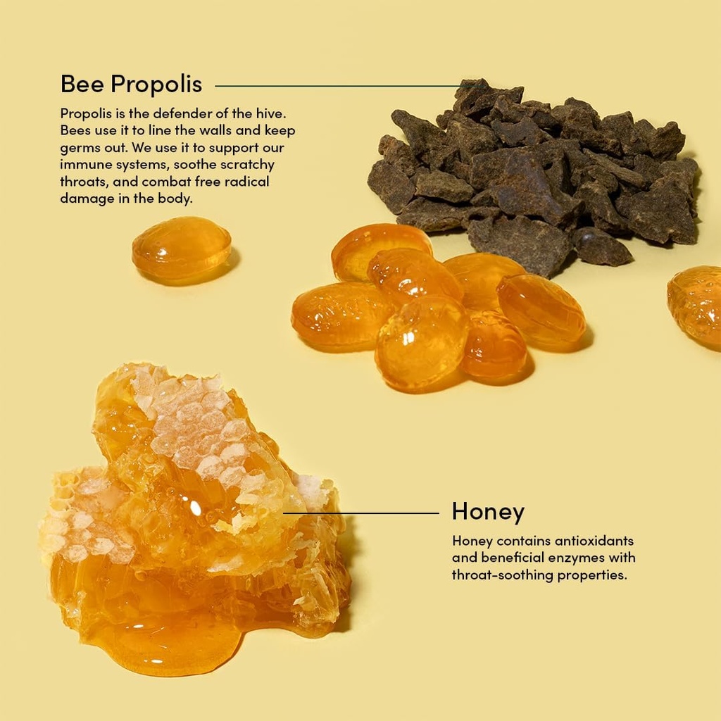 Beekeeper's Naturals Soothing Honey & Elderberry Flavor Cough Drops 5