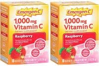 Emergen C Raspberry 2 Boxes 20 Packets 2