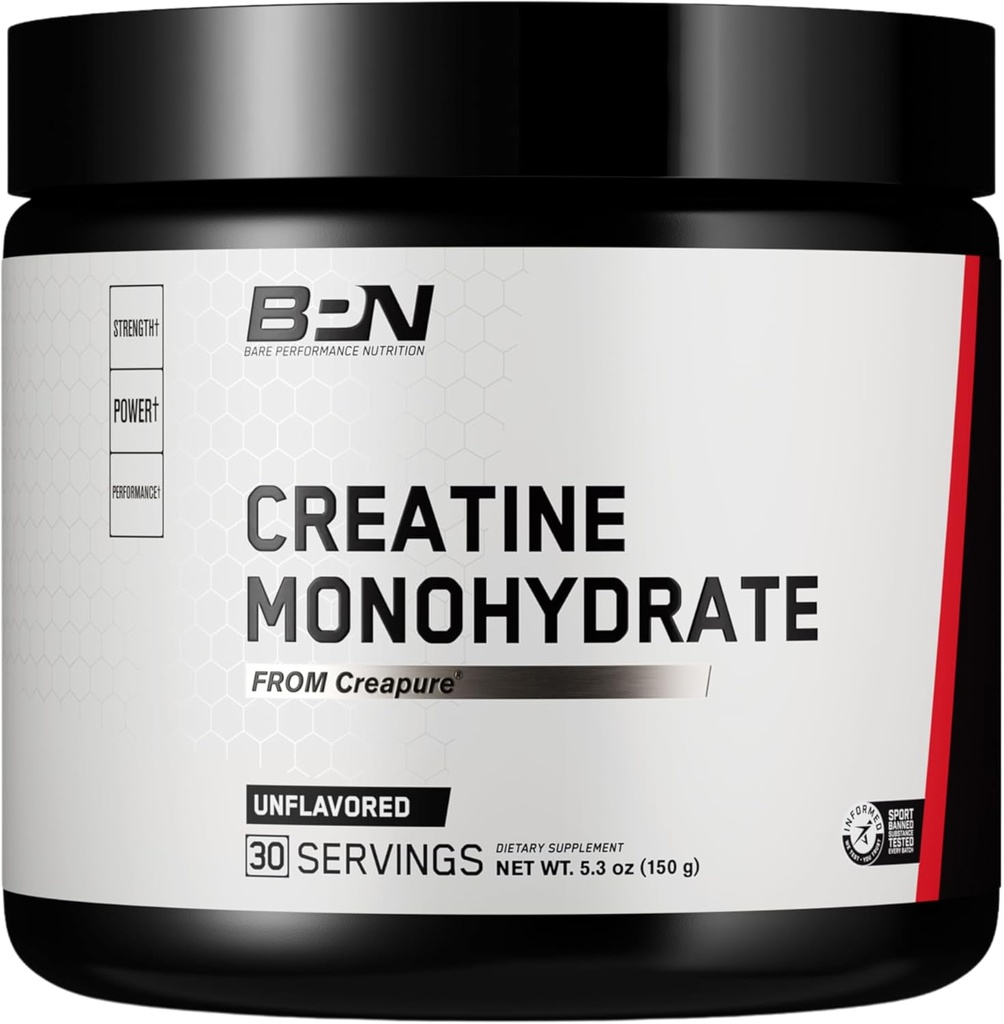 BARE PERFORMANCE NUTRITION BPN Creatine Monohydrate & Strong Greens Bundle 3