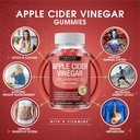 Toplux Apple Cider Vinegar Gummies - 1000mg ACV with B12, Beet Root, Pomegranate for Immune System, Detox & Cleanse, Gummy Alternative to Apple Cider Vinegar Capsules, for Men Women, 60 Gummies 3