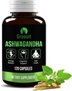 Grassit Ashwagandha Supplement 500 mg/120 Capsules Best Naturals Ashwagandha Capsule for Overall Well Being 2