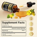 Mullein Drops for Lungs, Natural Mullein Leaf Extract, Respiratory Support & Lung Cleanse Herbal Supplement, Vegan - 2 fl oz 3