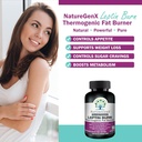 Leptin Burn - Thermogenic Fat Burner, Appetite Suppressant, Energy Booster & Metabolism Booster for Weight Loss - Diet Pills That Work Fast for Women & Men - 60 Slim Pills, Gluten Free 4