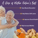 Nature’s Relief | Turmeric Supplement to Improve Body, Muscle & Joint Aches | Pure Turmeric Curcumin Supplement Organic, Boswellia & Ginger | Ease Discomfort & Increase Mobility | Non-GMO 30 Servings 4