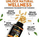 Turmeric Curcumin Supplement with BioPerine 1950mg, 95% Standardized Curcuminoids - Black Pepper for Advanced Absorption, Herbal Joint Support Complex, Nature's Tumeric Extract Non-GMO - 120 Capsules 6