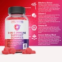 Atlantis Nutrition 60 Hormonal Balance for Women Gummies + 8-in-1 Immune Support 60 Gummies 6
