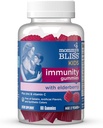 Mommy's Bliss Kids Elderberry Gummies, Supports Immunity with Black Elderberry, Zinc & Vitamin C, Gluten Free & Vegan, Age 2 Years+ (60 Count) 2