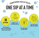 Gut Straw Morning Lemon Water Straw - A Serving of Prebiotic Fiber and Half a Lemon Inside Each Infused Drinking Straw 5