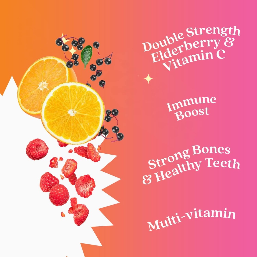 BeLive Elderberry Vitamin C + Turmeric Bundle for Immune Support, Mobility Support, Healthy Bones & Teeth 6