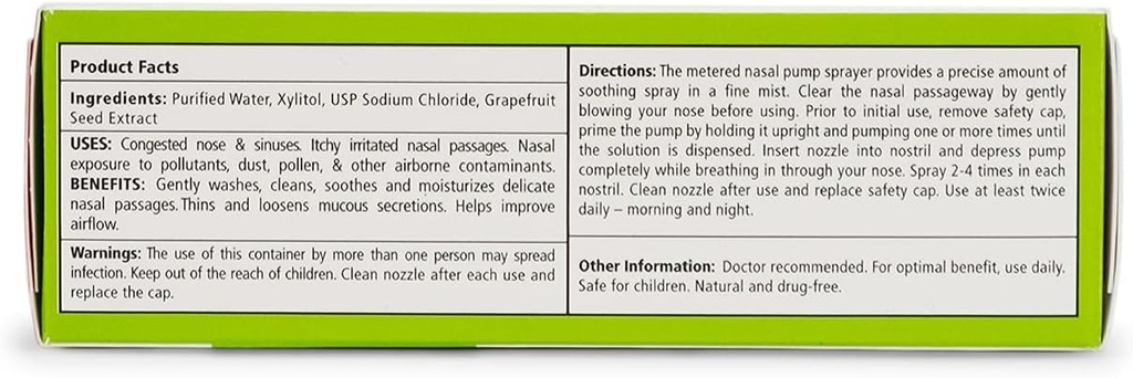 Xlear Natural Nasal Spray with Xylitol, 1.5 fl oz (Pack of 1) 3