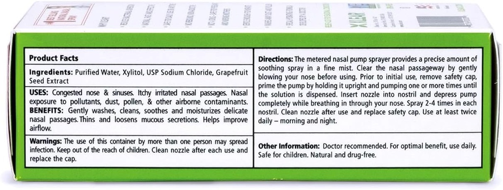 Xlear Natural Nasal Spray with Xylitol, 1.5 fl oz (Pack of 1) 5