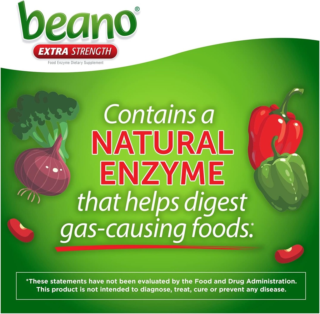 Beano Ultra 800, Gas Prevention and Digestive Enzyme Supplement, 100 Count & Gas-X Maximum Strength Gas Relief Softgels with Simethicone 250 mg for Bloating Relief - 50 Count 5