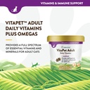 NaturVet VitaPet Adult Daily Vitamins Plus Omegas for Cats, 60 ct Soft Chews, Made in The USA with Globally Source Ingredients 4