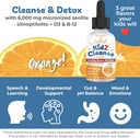 Kidz Cleanse | Zeolite Detox for Kids | Development, Behavior, Energy and Gut Health Support Supplement | Easy to Take, Pure Liquid Zeolite Drops + Methyl B12 + D3 (Orange Flavor) - 2oz 3