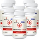 Ubiquinol CoQ10-600mg-Softgel, Active Coq10 Ubiquinol Supplement with Vitamin E & Omega 3, 6, 9, High Absorption-Coenzyme-Q10, Powerful Antioxidant for Energy Production, Tested, 480 Count 2