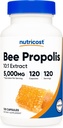 Nutricost Bee Propolis 10:1 Extract 5,000mg Equivalent, 120 Capsules - Gluten Free, Non-GMO, Vegetarian Dietary Supplement, from 500mg of 10:1 Extract 2