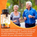 Kroppssund Tocotrienols 800mg Supplement | Rich in Vitamin E Tocotrienols | Cardiovascular, Antioxidant, Cellular Energy Production - 120 Liquid Capsules 6