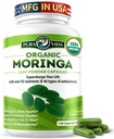 PURA VIDA MORINGA Capsules Single Origin Moringa Powder Organic. Pure Moringa Leaf. Energy, Metabolism, & Immune Support. 120ct. 500mg Caps. 2
