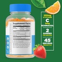 Lifeable Sugar Free Preciotic Fiber Kids + Vitamin C Kids, Gummies Bundle - Great Tasting, Vitamin Supplement, Gluten Free, GMO Free, Chewable Gummy 4