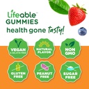 Lifeable Sugar Free Preciotic Fiber Kids + Vitamin C Kids, Gummies Bundle - Great Tasting, Vitamin Supplement, Gluten Free, GMO Free, Chewable Gummy 5