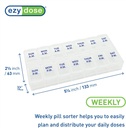 Ezy Dose Weekly 7-Day AM/PM Pill Organizer, Vitamin Case and Medicine Box, Medium Compartments for Twice-Daily Dosing, Natural Color Design, Easy-Open Lids, Portable and Perfect for Home or Travel Use 4