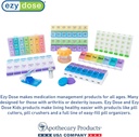 Ezy Dose Weekly 7-Day AM/PM Pill Organizer, Vitamin Case and Medicine Box, Medium Compartments for Twice-Daily Dosing, Natural Color Design, Easy-Open Lids, Portable and Perfect for Home or Travel Use 6