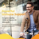 Purity Labs Vitamin D3 K2 & Pure Trans-Resveratrol Supplement 5