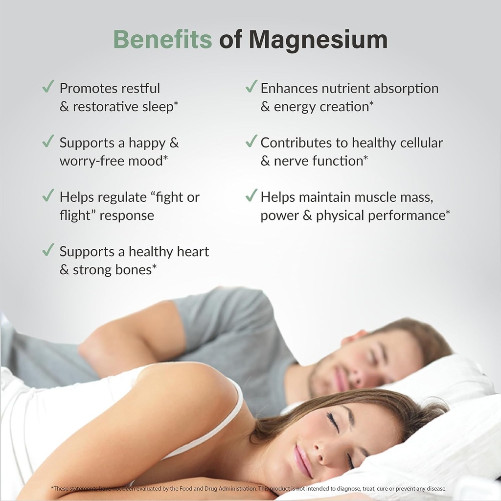 Organixx Magnesium Glycinate Supplement for Support Sleep, Muscle & Heart Health, 7 Type Magnesium Complex with Vitamin B6, Manganese Citrate, Gluten Free, Vegan, Non GMO, High Absorption, 90 Capsules 4