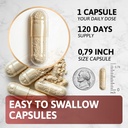 Shilajit, Ashwagandha Capsules & Sea Moss Capsules Black Seed Oil Capsules Ashwagandha, Turmeric - Shilajit for Woman Men Immune Support Rhodiola Rosea, Shilajit 60 Capsules & Sea Moss 60 Capsules Set 6