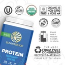 Sunwarrior Organic Plant Based Protein Powder | Vegan Organic Protein Powder Maple Flavored with BCAA Amino Acids & Hemp Seed Pea Blend | Non-GMO Soy Dairy Filler & Gluten Free (Maple, 30 Servings) 4