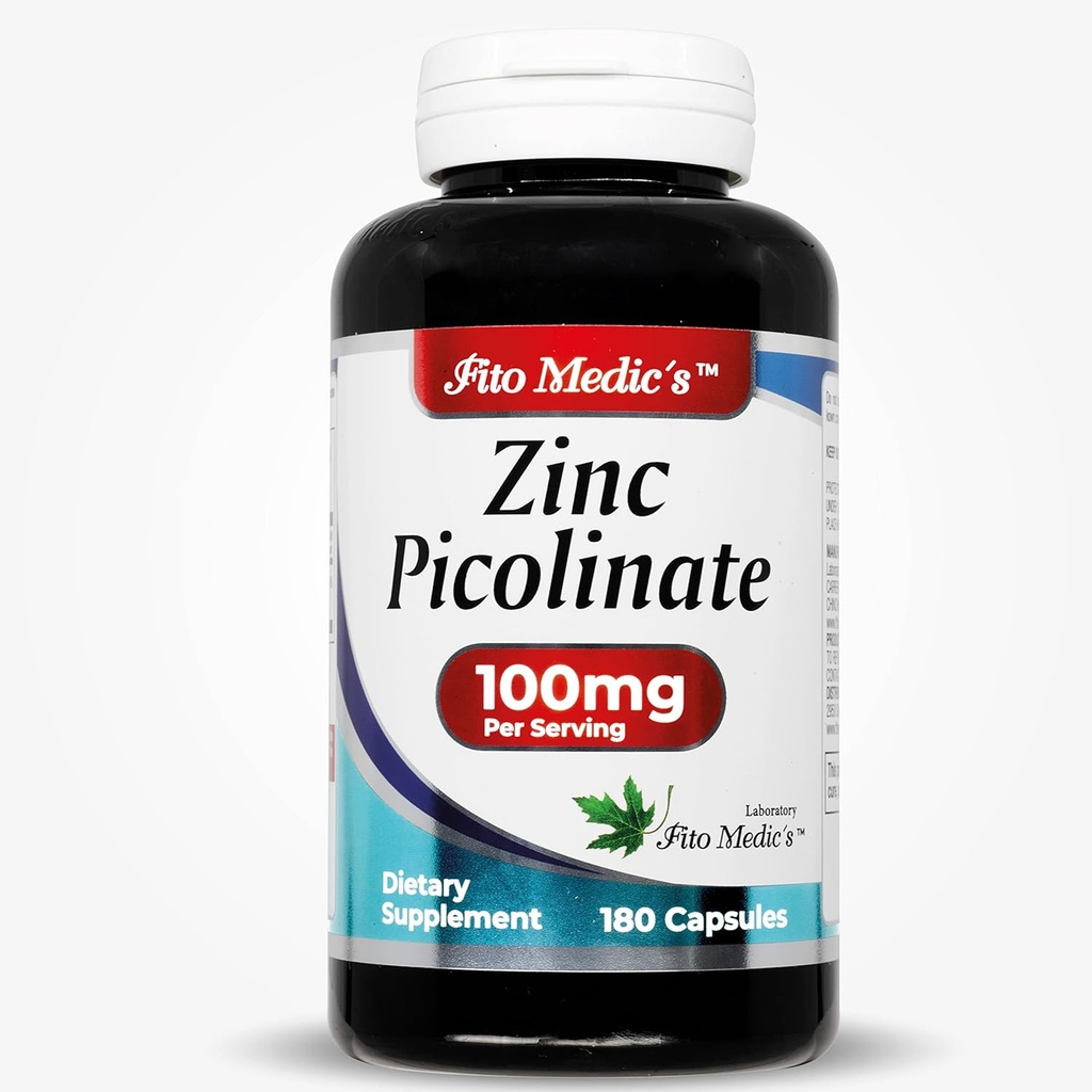 LAB | zinc supplements | zinc 100mg | Zinc Picolinate | Immune Support Supplement | 180 Capsules| zinc supplements | Ultra high Absorption. 2
