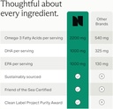 Needed. Prenatal Omega-3 - High Potency Dose of Sustainably Sourced Fish Oil, Lemon Zest Scented, 1000mg DHA, 1000mg EPA, Encased in a Gelatin-Free, Plant-Based Softgel Shell, 30-Day Supply 6