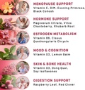 20-in-1 Menopause Supplements for Women - DIM and Estrogen Supplement for Menopause Relief and Hot Flashes with Black Cohosh, Evening Primrose, and Chasteberry (90 ct, 45 Servings) 4