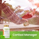 SIGNIFY NATURE StreStop – cortisol Manager – Adrenal Fatigue Supplements – cortisol Health – Adrenal Cortex – Lemon Balm – Adrenal Restore - Serotonin Booster 3