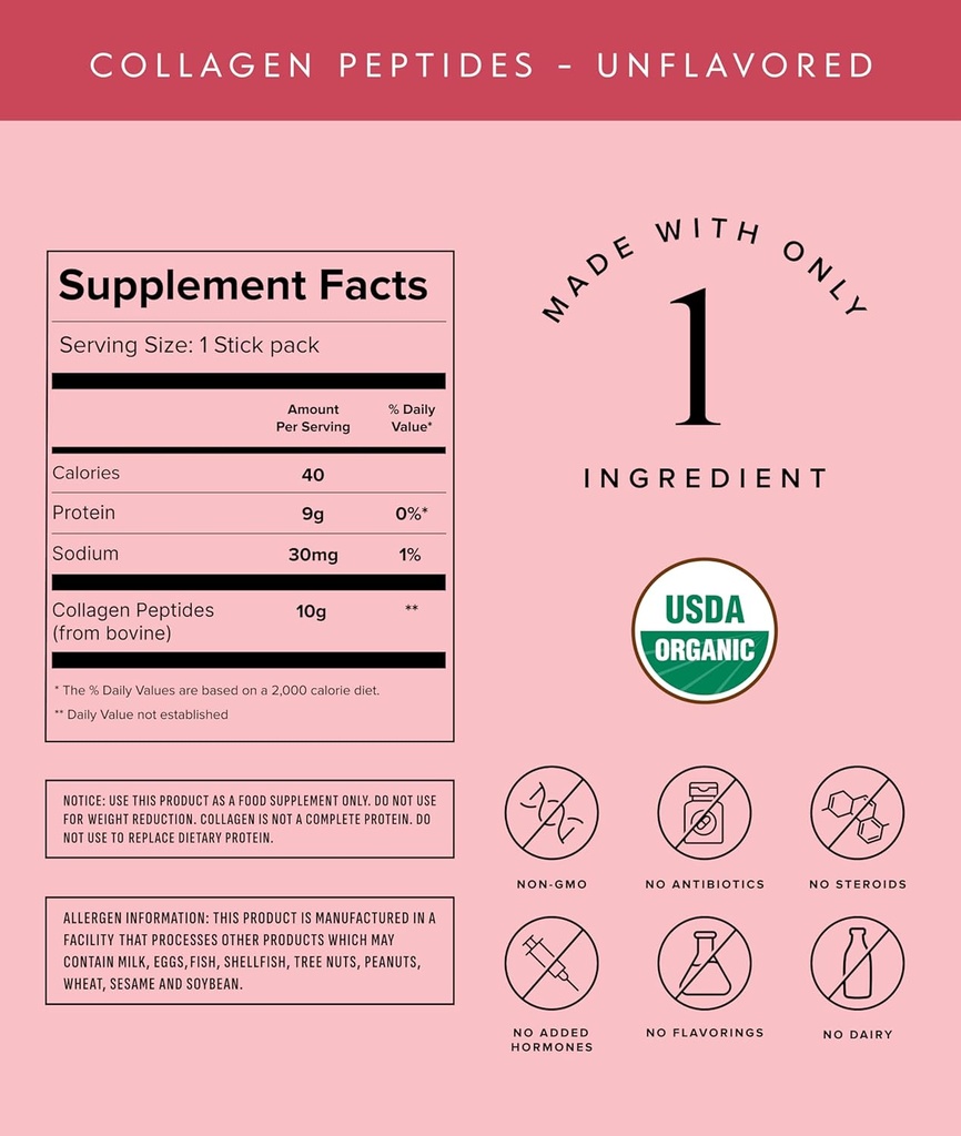 Truvani Hydrolyzed Collagen Peptides | Unflavored | 7 Servings | 20g Grass-Fed Collagen Protein Powder | Promotes Hair, Nail, Skin, and Joint Health | Keto | Dairy and Gluten Free | Women and Men 3