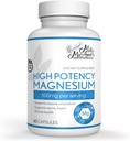 Milamiamor High Potency Magnesium - High Absorption Magnesium Citrate - Whole Body Support - Heart, Nerve and Bone Health - Non-GMO, Vegan & Gluten Free - Made in USA - 500 mg - 60 Capsules 2